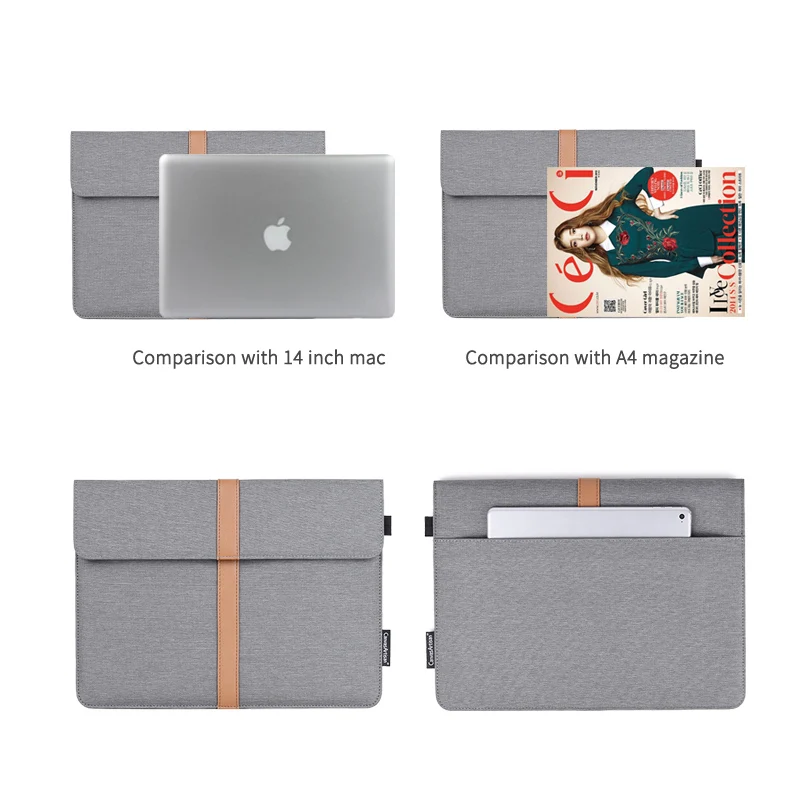 Модный стиль сумка для ноутбука чехол Macbook Air Pro Lenovo HP DELL Xiaomi 13 14 15 6 дюймов|Сумки и