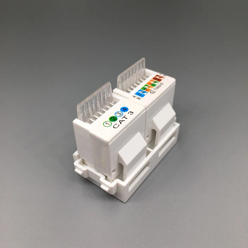 Качественный модуль Ethernet CAT5E RJ45 с разъемом для телефона CAT3 RJ11 23x36 мм|Удлинители