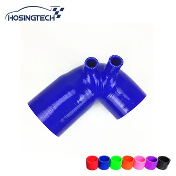 

HOSINGTECH-for BMW E36 325 328 M3 3.5" HFM S52 M52 M50TU Silicone Intake Air Box Hose Pipe Rubber Boot