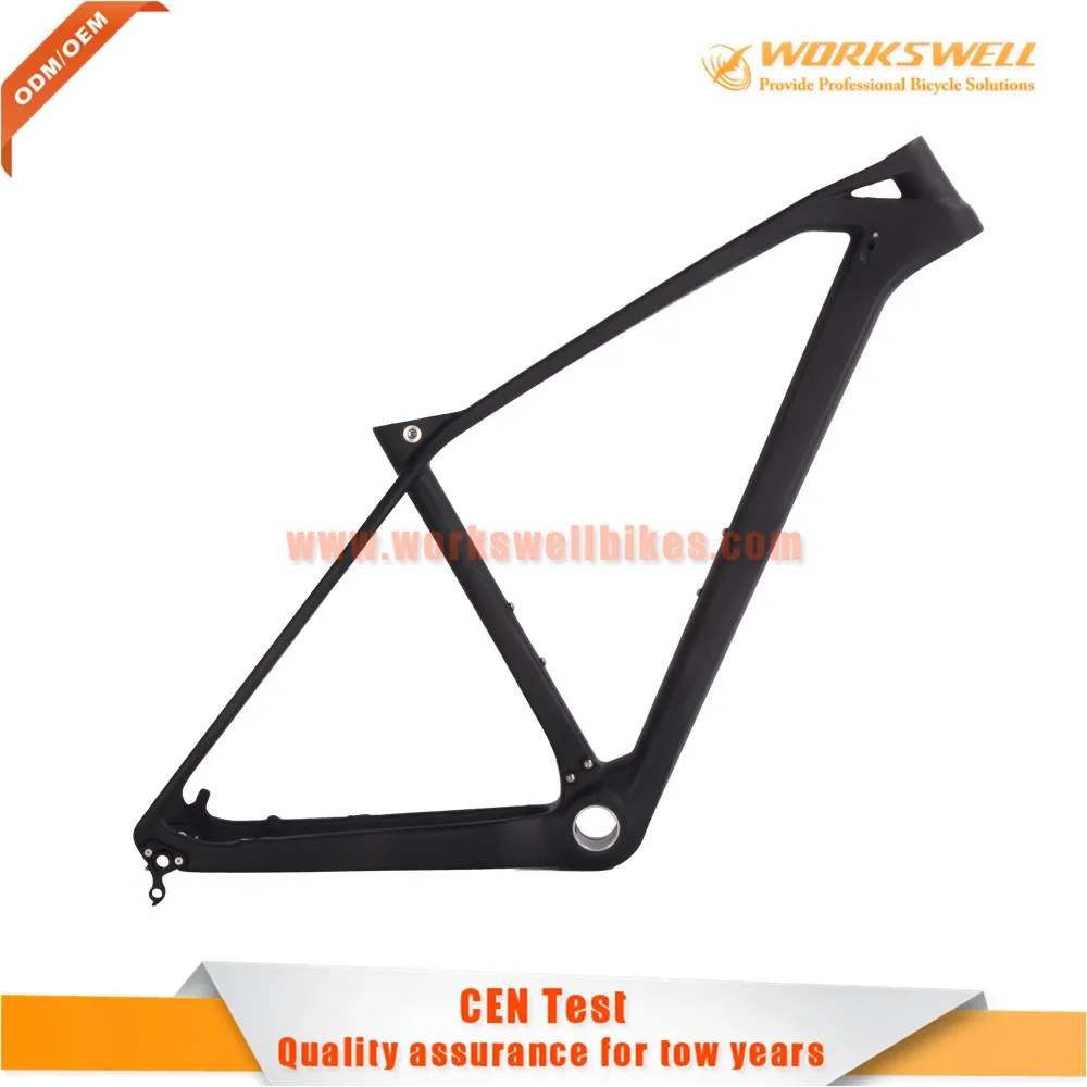 

27.5er MTB bike frame 17.5" Carbon Frame 135*9 and 142*12mm thru axle compatible