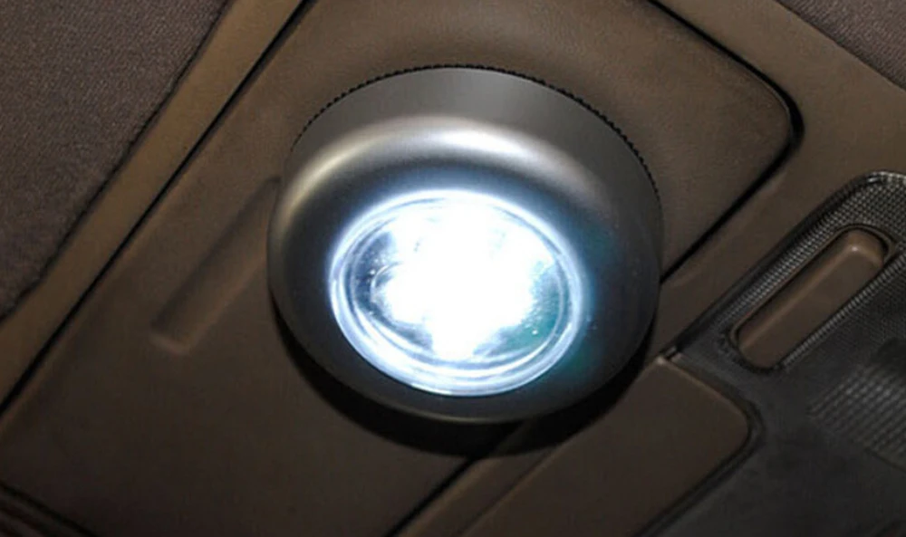 HTB1d rWi9MmBKNjSZTEq6ysKpXak LED Wireless Stick-on Tap Light Cordless Touch Lamp Indoor Outdoor for Closets Storage Rooms Car ( Batteries Not Included ) Mallzona