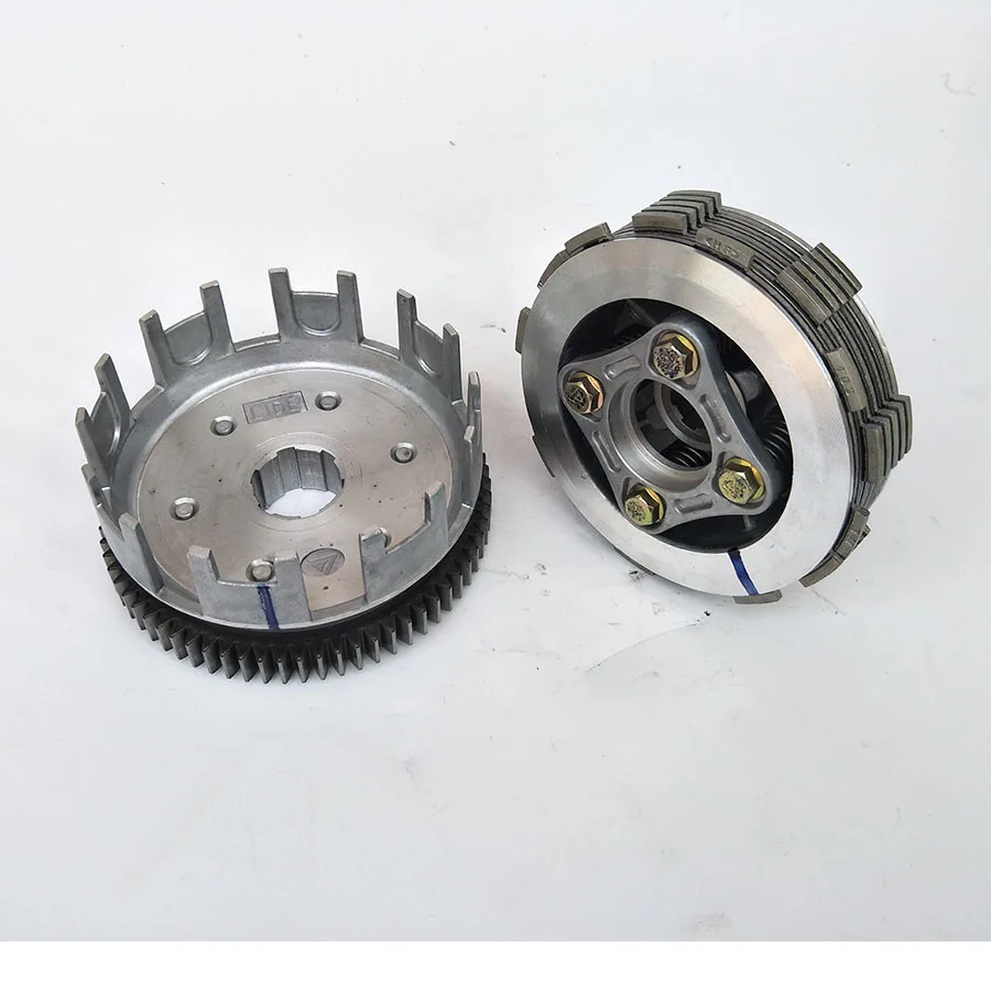 Motorcycle Engine Part Clutch for Vertical 6 Disc 4 Spring 70 Tooth CBP150 200 250 | Автомобили и мотоциклы