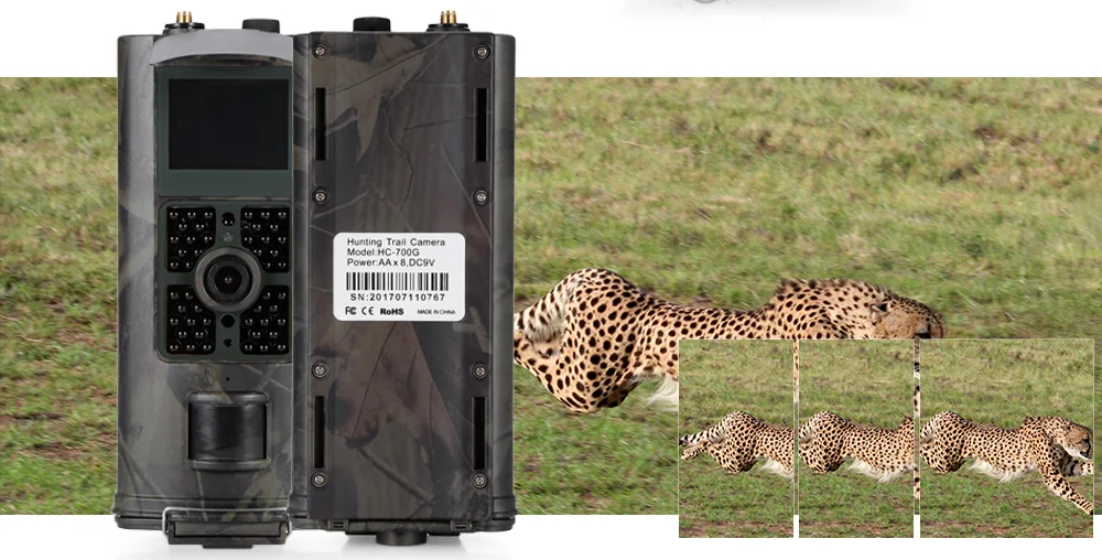 Outlife HC - 700G 3G SMS GSM 16MP 1080P Infrared Night Vision Wildlife Hunting Trail Camera Animal Scouting Device