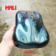 Хамелеон Пигмент Цвет изменить перламутровый пигмент, пункт: 4859 г, синий/светло-голубой эффект, 1 лот = 10 грамм