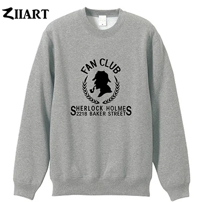  sherlock holmes 221B baker streets fan club couple clothes girls woman cotton autumn winter fleece 