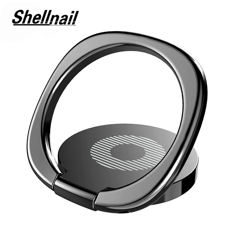 SHELLNAIL 360 градусов Универсальный телефон gps металлический палец кольцо держатель для iPhone samsung Xiaomi телефон Подставка для пальцев автомобильный держатель