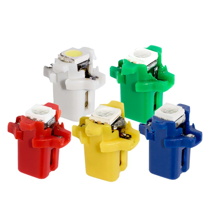 10X led T5 B8.3 B8.3D 5050 smd 1 led �ڵ� ���� led ��� ���� ǥ�ñ� ���� 12V ��� ������ �Ķ��� ����� ��� 10pcs