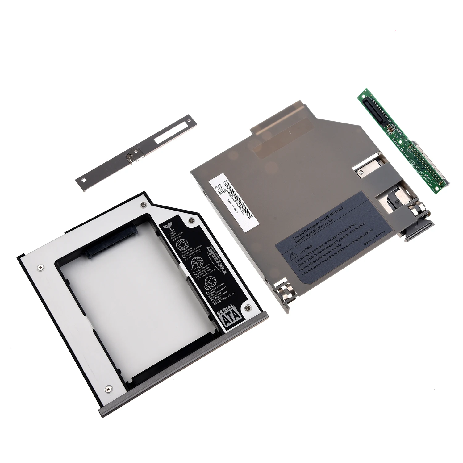 SATA 2nd жесткий диск HDD Bay Caddy адаптер для dell latitude D800 D810 D820 D830 серебро