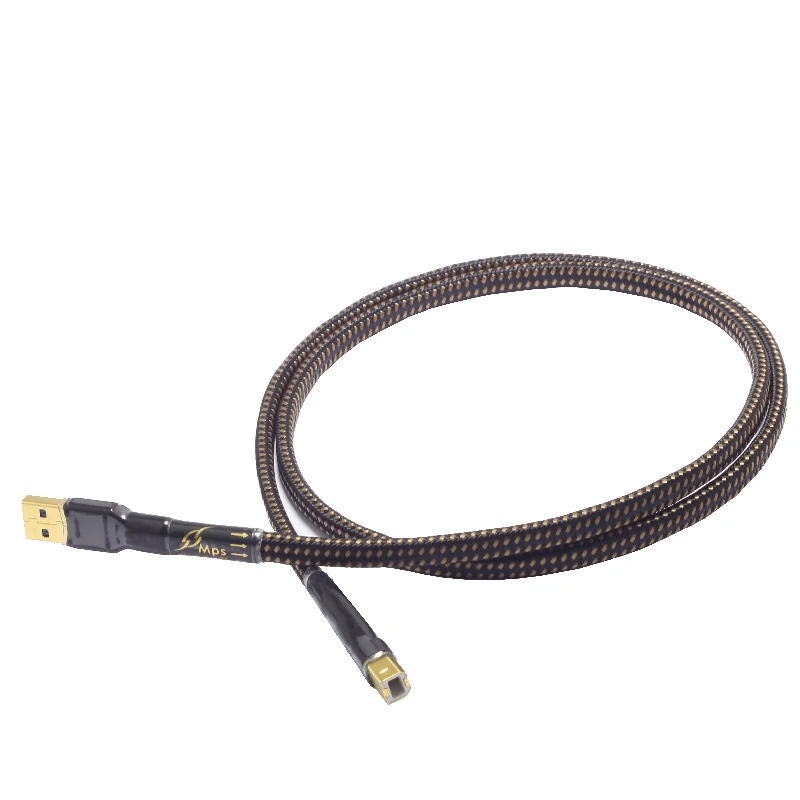 HiFi MPS 99.9999% OCC + посеребренный позолоченный штекер 24K10u разъем USB 2 0 3 аудиокабель DAC