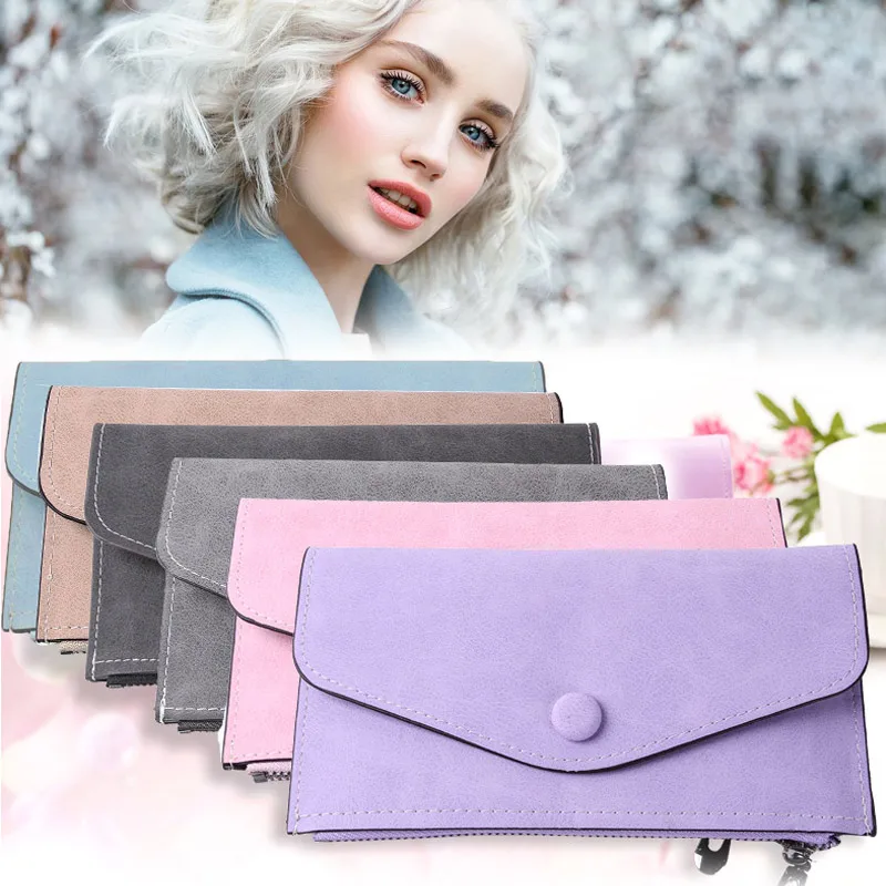 

New Style 1 Pcs Women Wallet Purse Long Design Zipper PU Leather Money Coin Credit Card Holder