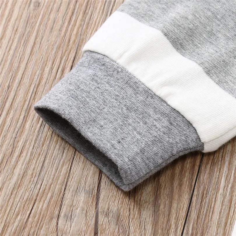 2019 new Newborn Baby Girls Boys Long Sleeve Zipper Packs Stripe Romper Jumpsuit Clothes fashion design (17)