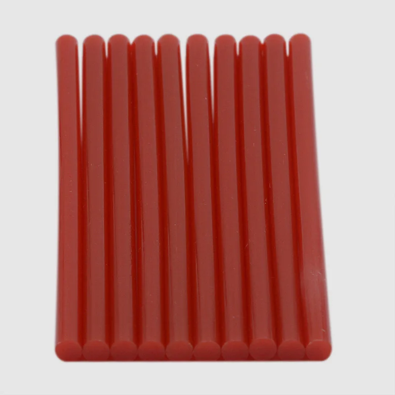 7x150 мм красные палочки термоклея 7 мм для Электрический клеевой пистолет ремесло DIY аксессуары для ремонта рук клейкий герметик восковые