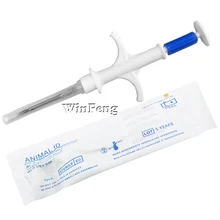 100 шт./лот животных EM4305 RFID тег 2,12*12 мм ISO11784/785 FDX-B 134,2 кГц животных шприц для микросхем Технология радиочастотной идентификации, стеклянная бирка для домашних животных дорожки