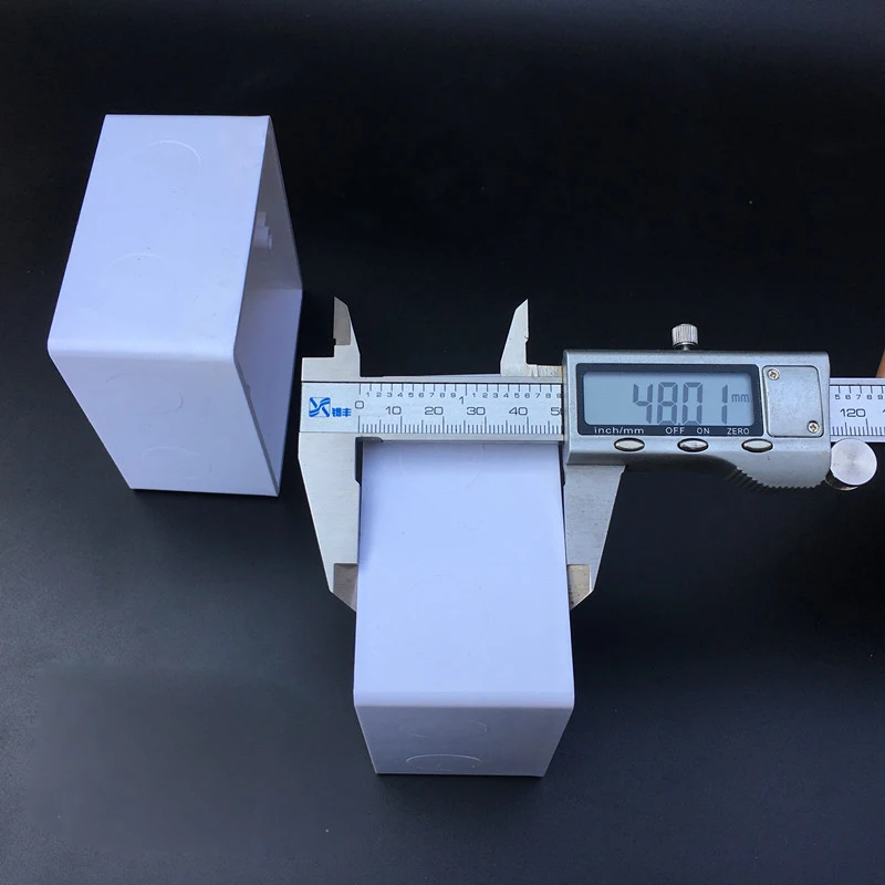 20 шт. 86 Тип Электрический монтажный ящик настенный выключатель провода распределительные коробки повышение и утолщение 86*86*48 мм