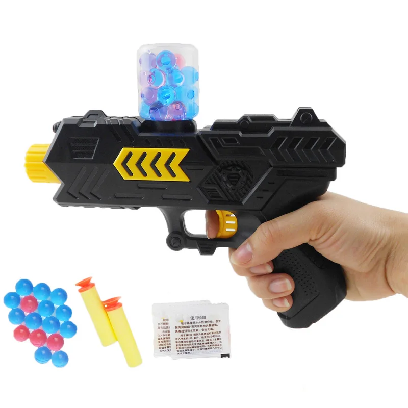 

1Pcs CS Game Shooting Water Crystal Gun 2-in-1 Air Soft Gun Airgun Paintball Gun with Water Bullets K5BO