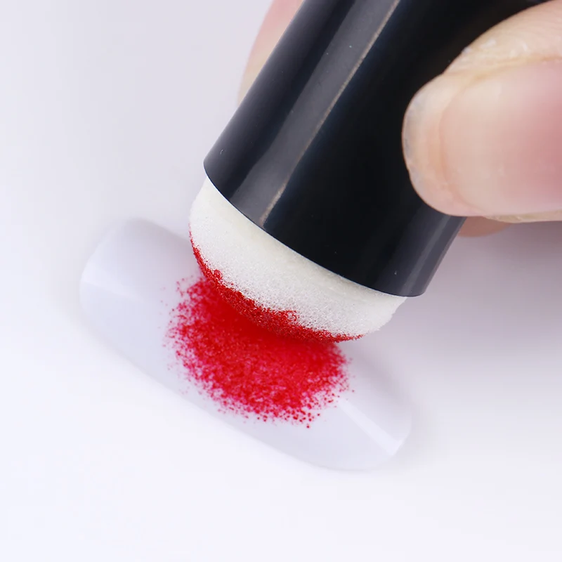 3 шт. многоразовые градиент цветущие Ручка Nail Кисточки губка головкой расставить Кисточки штамп Дизайн ногтей маникюр Инструменты акрил Дизайн ногтей uv гель