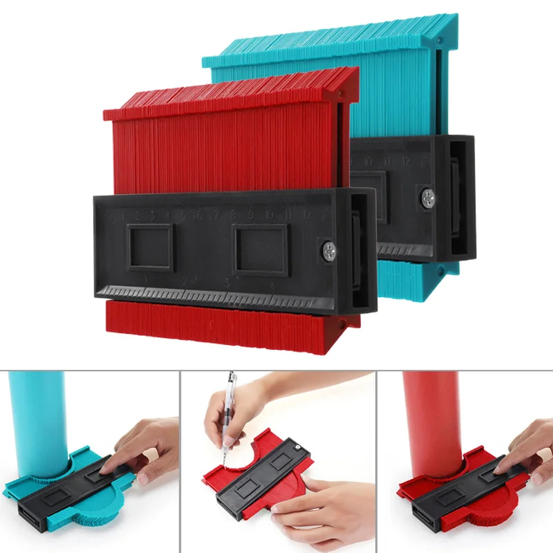 

Plastic Profile Copy Gauge Contour Gauge Duplicator Standard 5 Inch Width Wood Marking Tool Tiling Laminate Tiles General Tools