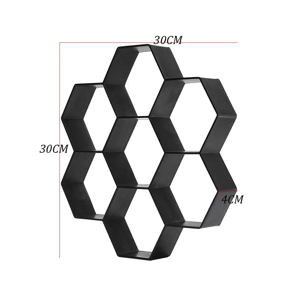 Форма для изготовления садовых дорожек для изготовления пластиковых дорожек, форма для мощения, формы для цементных кирпичей, сада, камня, дороги, бетона, тротуара - Цвет: YS126