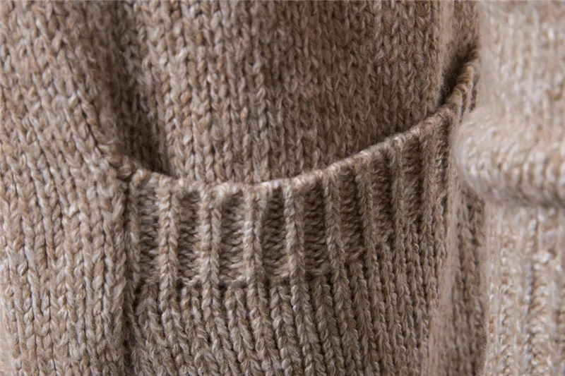 Осенне-зимний мужской свитер с капюшоном, модный мужской кардиган, Повседневные свитера, зимняя теплая верхняя одежда, длинные свитера