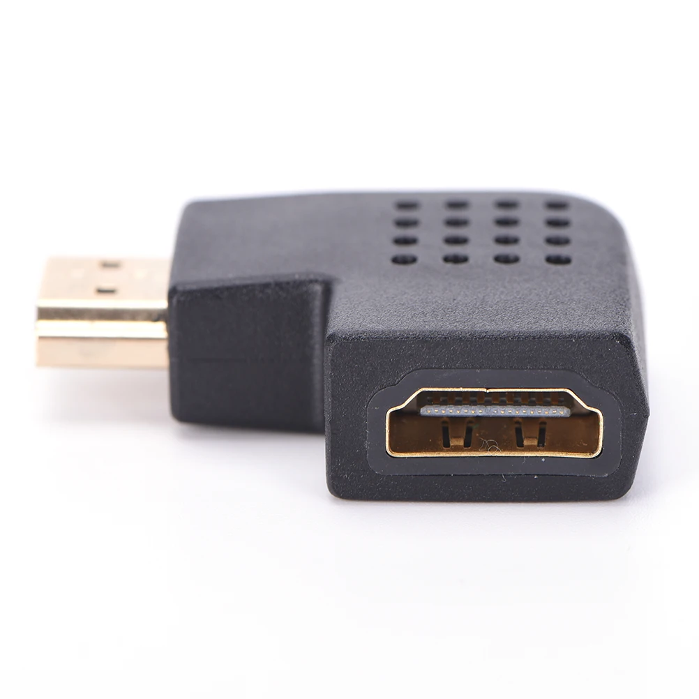 Новый 1080P левый угол 90 градусов папа к женскому HDMI HDTV адаптер конвертер