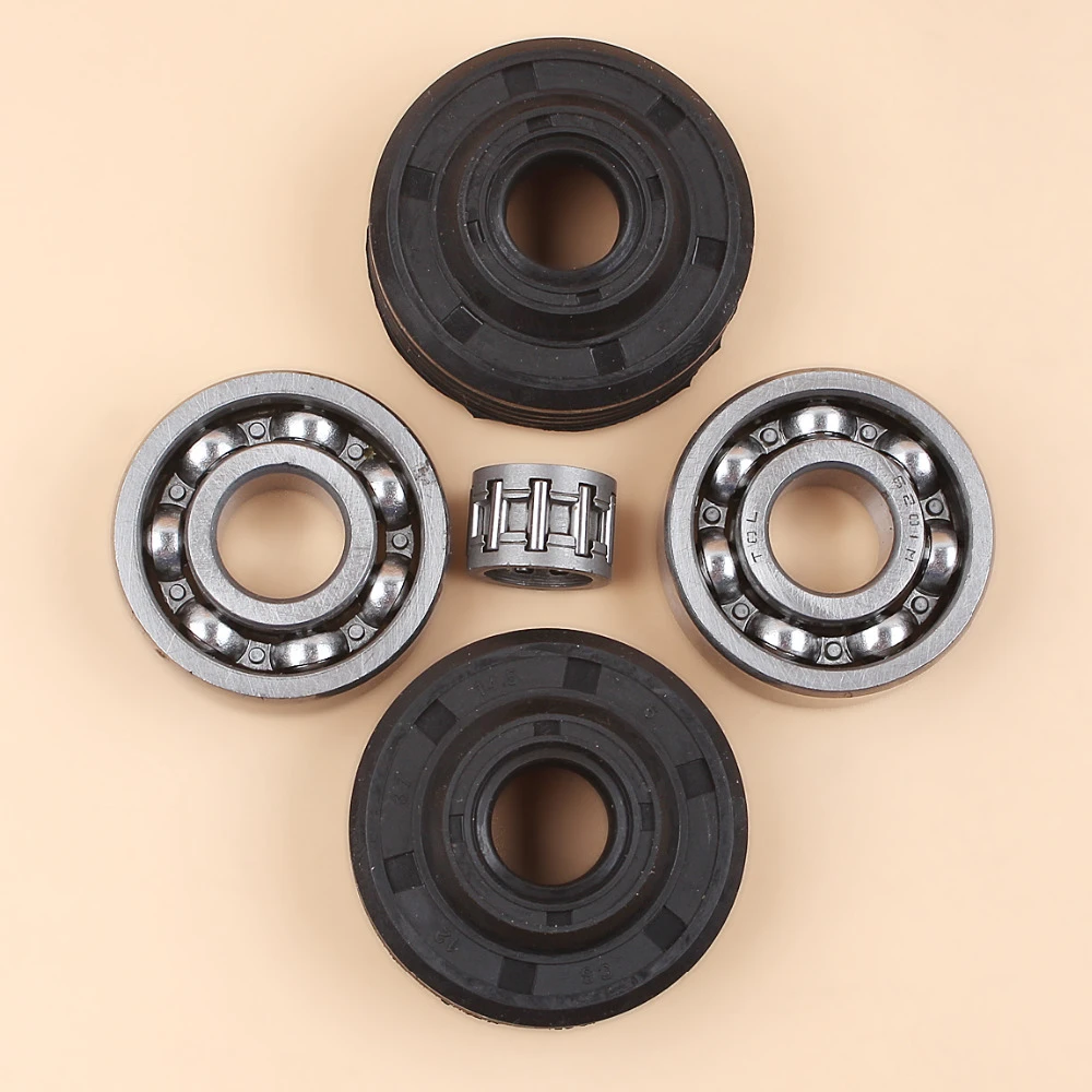 Crankshaft Bearings w/ Oil seals Fit HUSQVARNA 136 137 141 142 235 236 Chainsaw Crankshaft Bearings w/ Oil seals Fit HUSQVARNA 136 137 141 142 235 236 Chainsaw