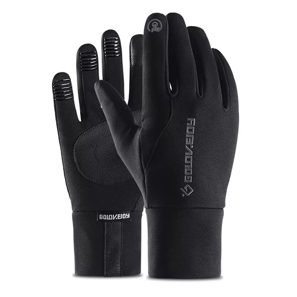 Mens Unisex Leather Gloves Touch Screen Thinsulate Lined Driving Warm Gloves Winter Keep Warm Mittens Male