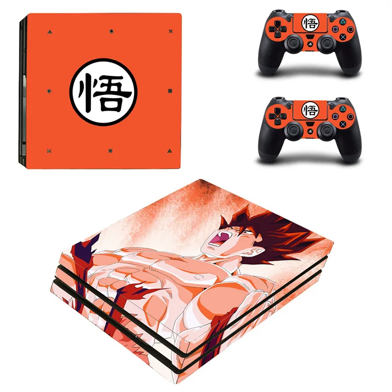 PS4 про кожу Стикеры Gogeta Стикеры s Play station 4 Pro виниловая наклейка Dragon Ball Pegatinas для PS 4 Pro консоли и контроллера