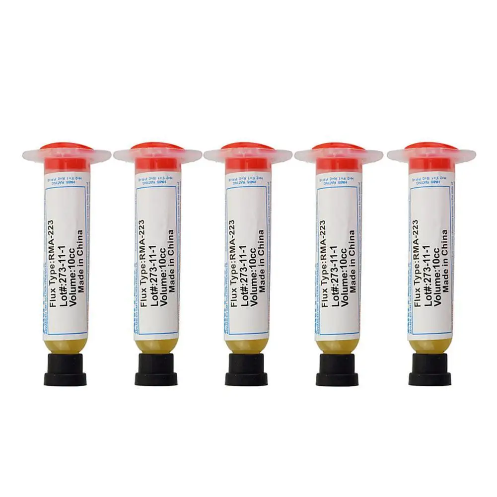 Слабая кислота SMD паяльная паста Флюс смазка SMT IC 10cc ремонтный инструмент
