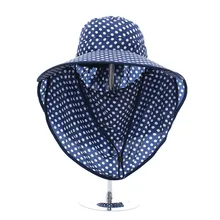 [AETRENDS] летние женские Панамы для женщин с широкими полями, пляжная шляпа от солнца с маской для полной защиты от ультрафиолета, женская кепка Z-5159