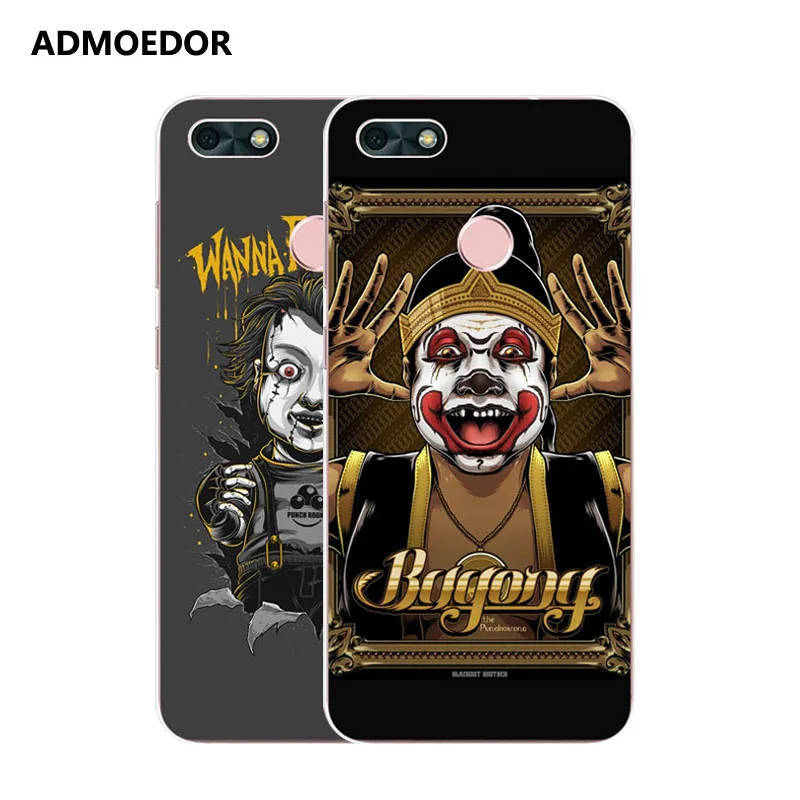 Huawei y6 pro 2017 Case Silicon Phanton Cartoon Painting Soft TPU Back Cover for Phone Protect shell |
