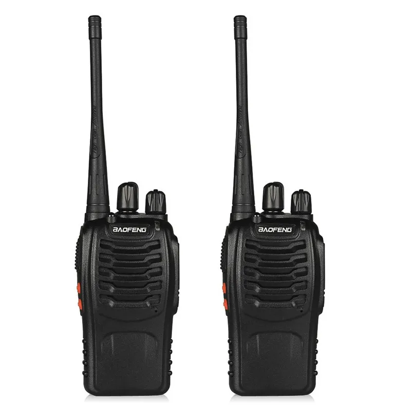 

2 PCS Walkie Talkie Baofeng BF-888S Portable Interphone 5W Handheld Pofung bf 888s UHF 400-470MHz 16CH Two-way CB Radio Station