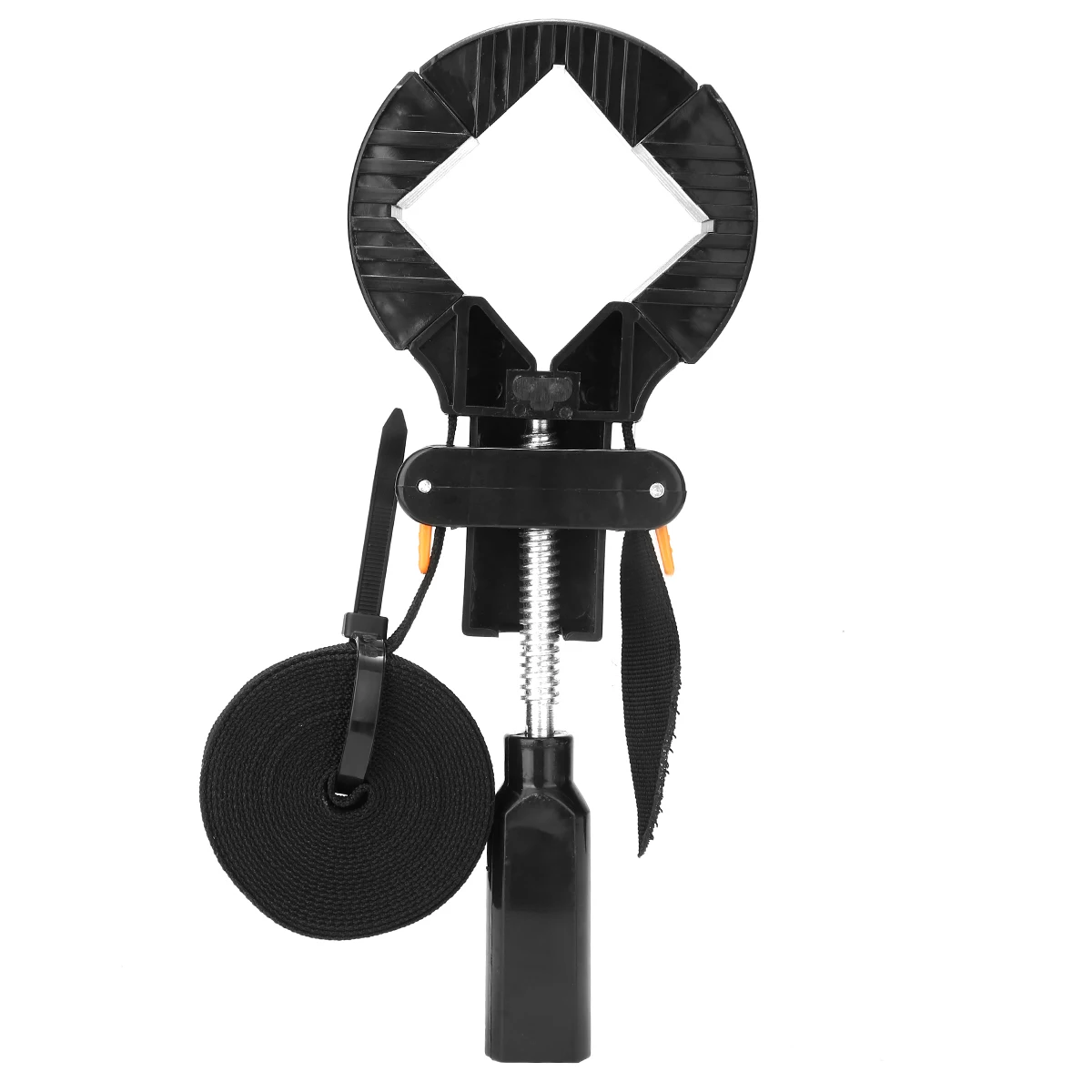 

1 Set Adjustable 4 Jaws Corner Clamps 4M Belt Tensioner Corners Strap Clamp for Woodworking Photo Frame Tools