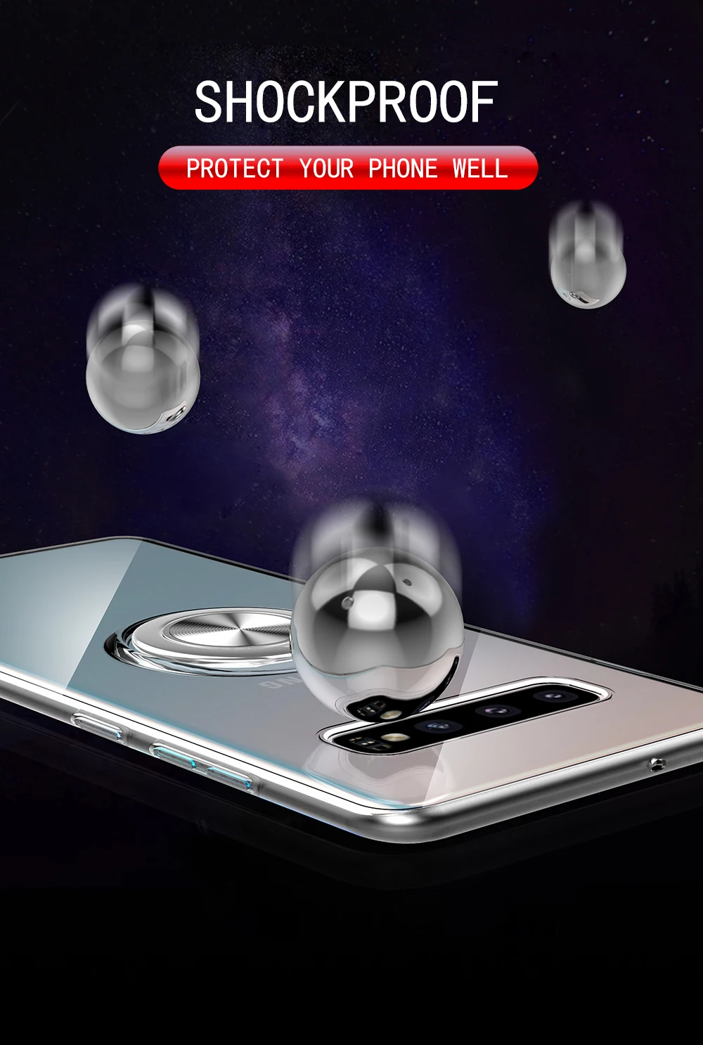 Для samsung Galaxy S10 5G S10 S9 S8 Plus Note 9 Note 8 A7 A9 S10e M20 M30 Примечание 10 чехол крышка Мягкий силиконовый чехол с кольцом держатель