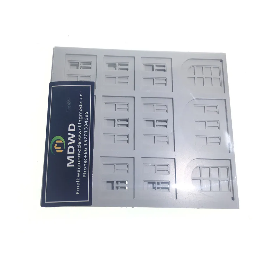 architecture model  for ho train layout building01