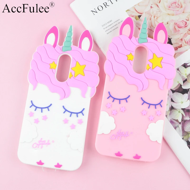 

3D Fashion Cartoon Pink Unicorn Silicone Case For LG Stylus 4 Stylo 4 Q710MS Stylo4 6.2" Cute Rabbit Horse Soft Cover