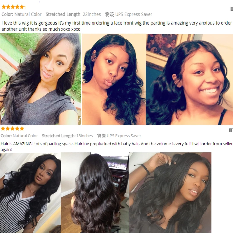13x6 Lace Front Human Hair Wigs With Baby Hair Pre Plucked Hairline Brazilian Remy Body Wave Lace Human Hair Wigs Dream Beauty -