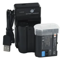 DSTE 2PCS EN-EL15 en el15 Camera Battery with USB Charger for Nikon D7100 D7100 D800 D800E D600 D610 D810 D7200 V1 D7500 D850