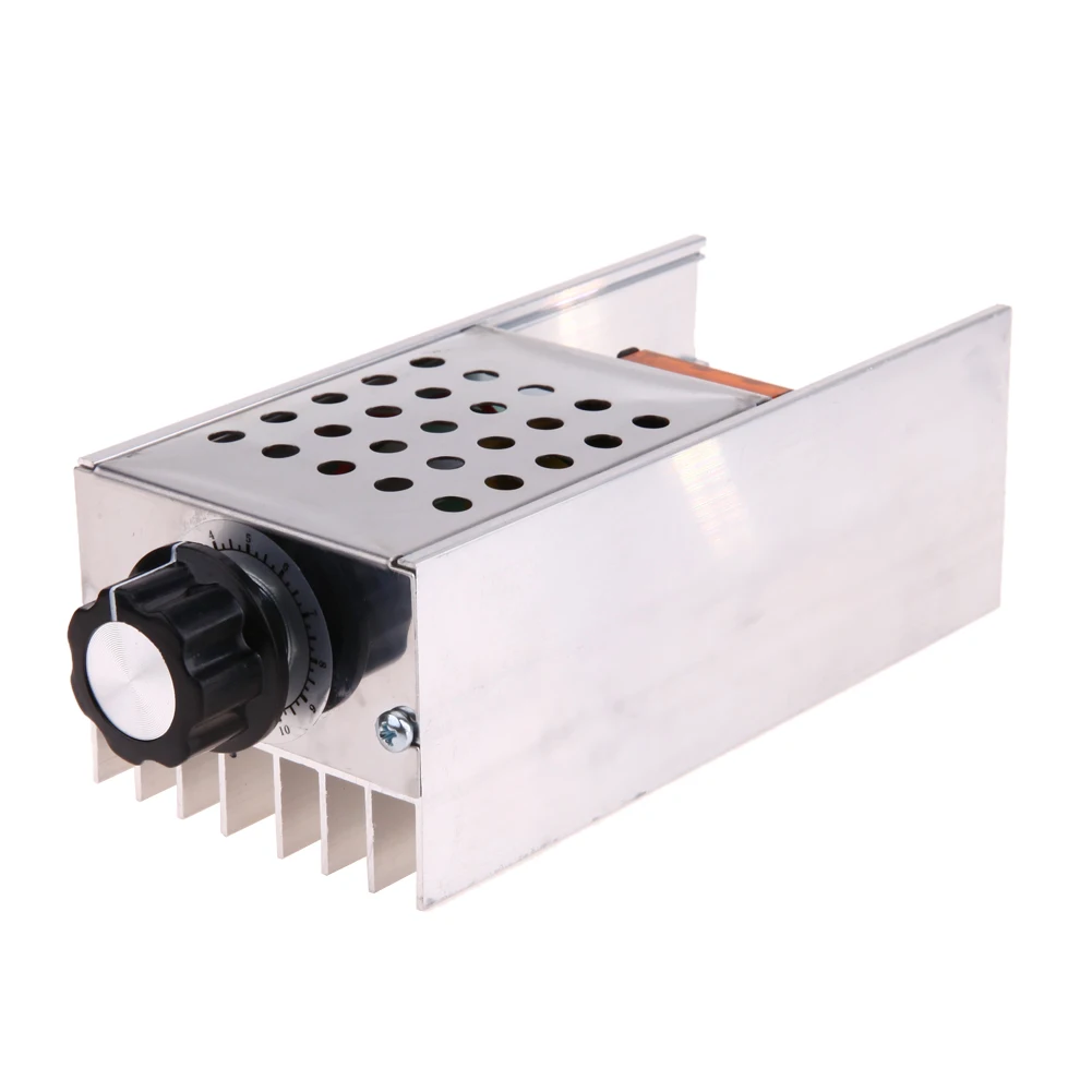 Liukouu 6000W AC 220V SCR Régulateur de tension électrique Variateur de vitesse Régulateur de température 