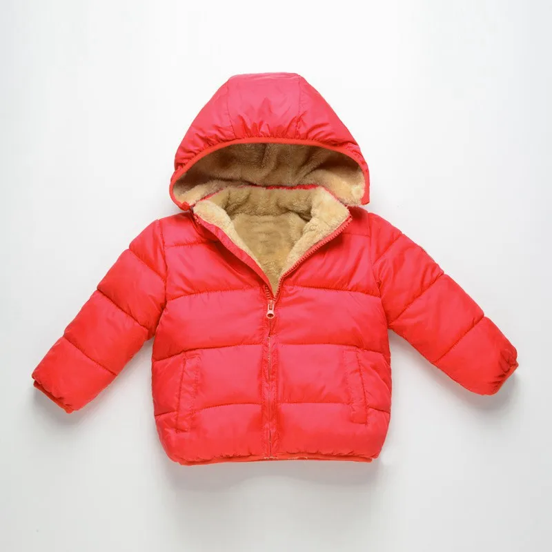 price cut  COOTELILI Fleece Winter Parkas Kids Jackets For Girls Boys Warm Thick Velvet Children's Coat Baby O