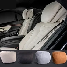 Maybach Дизайн S Class Ultra Soft Natrual Подголовник Автомобиля Шеи Подушка Подголовник Чехлы Для Mercedes-Benz BMW Audi Toyota Honda