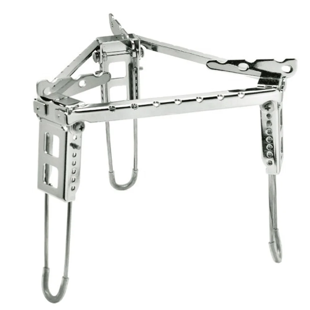 

Pot Rack Triangle Stand Steam Reactor Portable Heat Resistance Furnace Bracket Cooking Outdoor Camping Foldable Stainless Steel