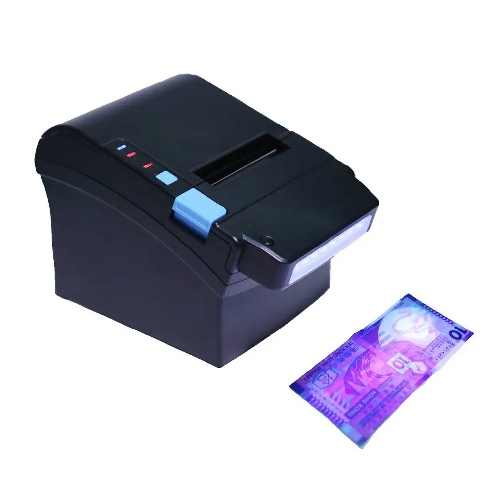 

80mm thermal receipt printer ticket barcode POS printer With Automatic paper cutter and Currency Detector for all countries