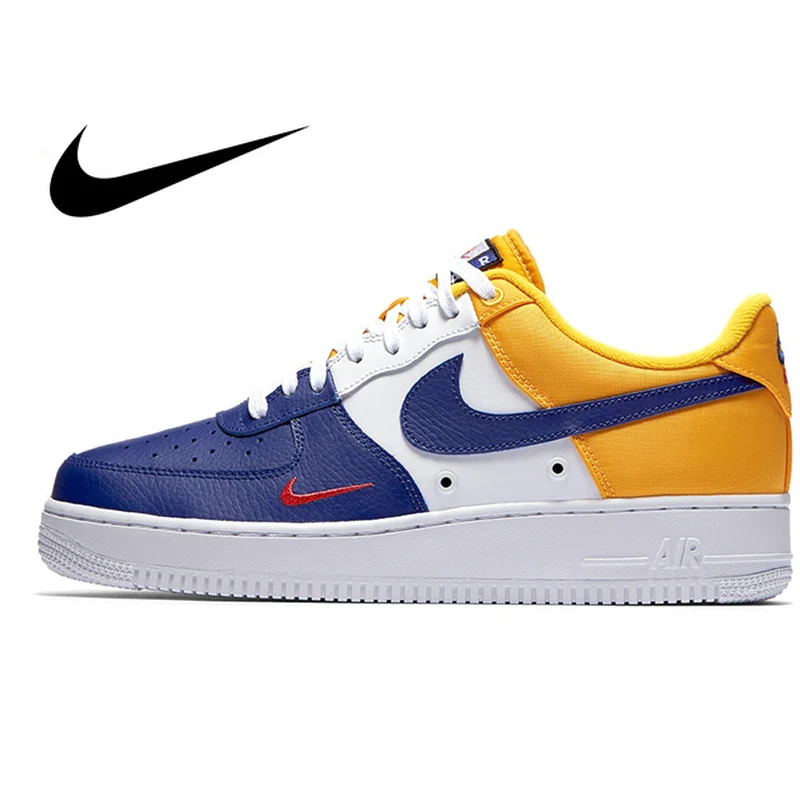 

NIKE AIR FORCE 1 07 LV8 AF1 Stitching Small Hook Skateboarding Men's Skateboard Shoes Comfortable Outdoor Sneakers 823511