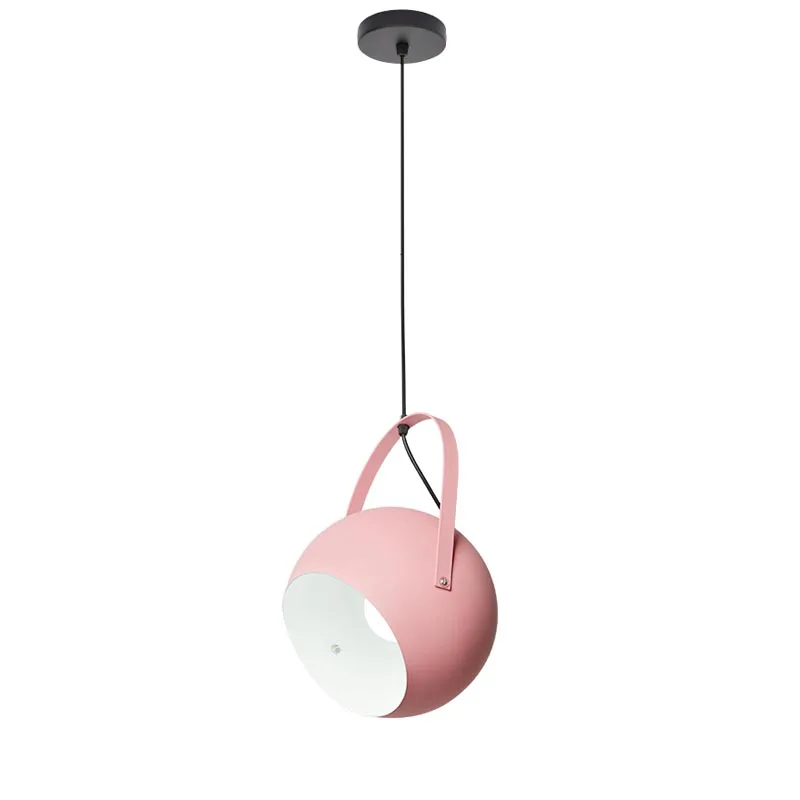 Modern Pendant Lights Dining Room Pendant Lamps Modern Colorful Restaurant Coffee Bedroom Lighting Macarons Painted Lampshade Lighting Fixture (2)