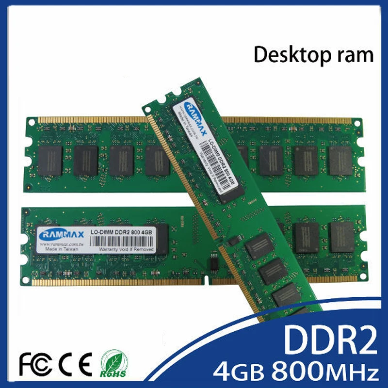 Оперативная память 1 Гб 2 ГБ 4 ГБ DDR2 LO-DIMM 667 МГц PC2-5300 240-pin/CL5/1,8 v Высокая Совместимость с ПК AMD/Материнские платы Intel