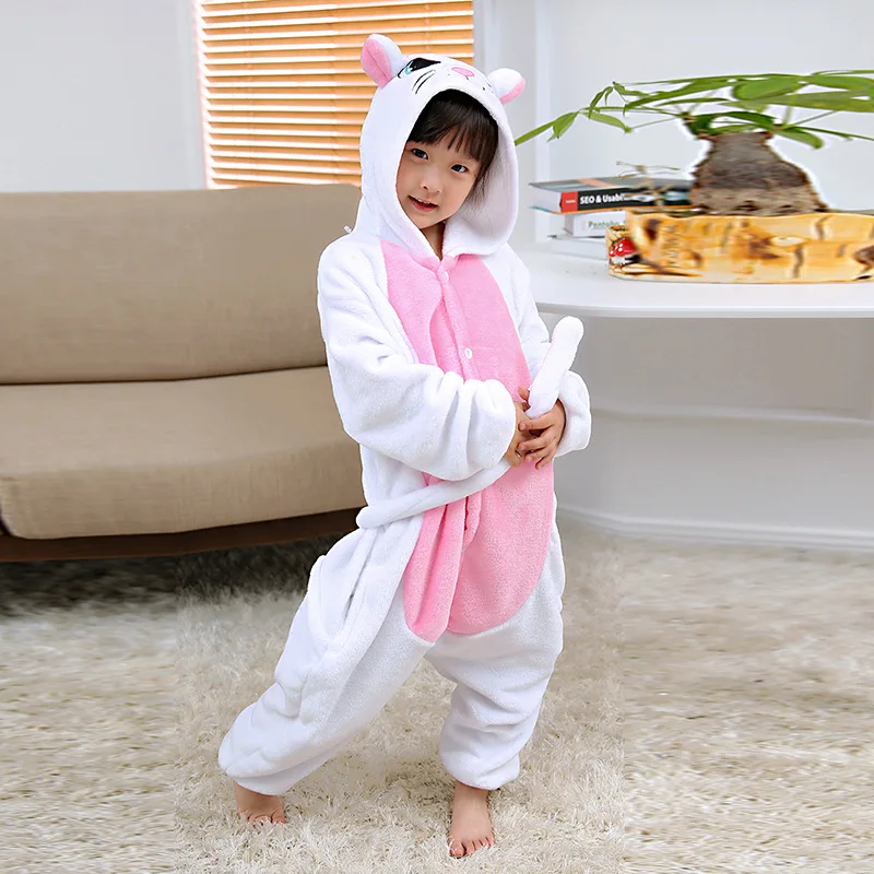 Child Boys White cat Wolf Bird Cosplay Bat One piece Pajama Kid Baby Girls Winter Sleepwear Halloween Party dress Hooded Costume Child Boys White cat Wolf Bird Cosplay Bat One piece Pajama Kid Baby Girls Winter Sleepwear Halloween Party dress Hooded Costume