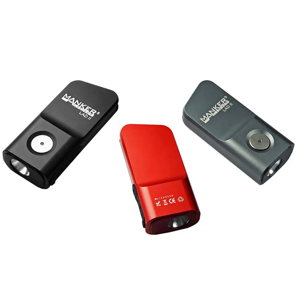 Светодиодный мини фонарик MANKER LAD II перезаряжаемый с USB разъемом 300 люмен CREE XPG3 / High