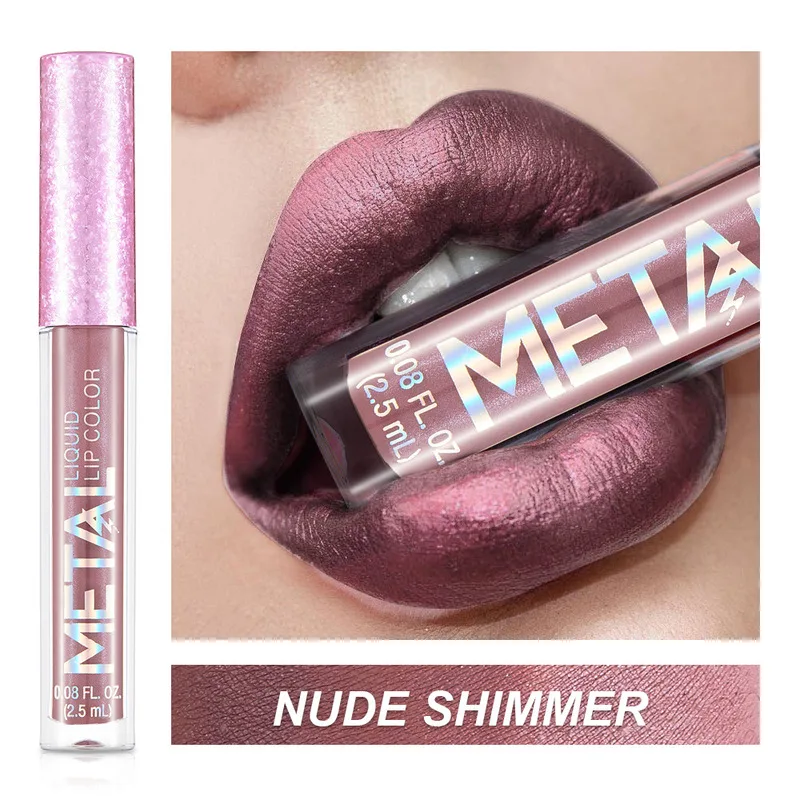 

Glitter Moisturizer Lipgloss Jelly Long Lasting Liquid Lipstick Shiny Waterproof Pigment Lip Gloss Cosmetic TSLM1