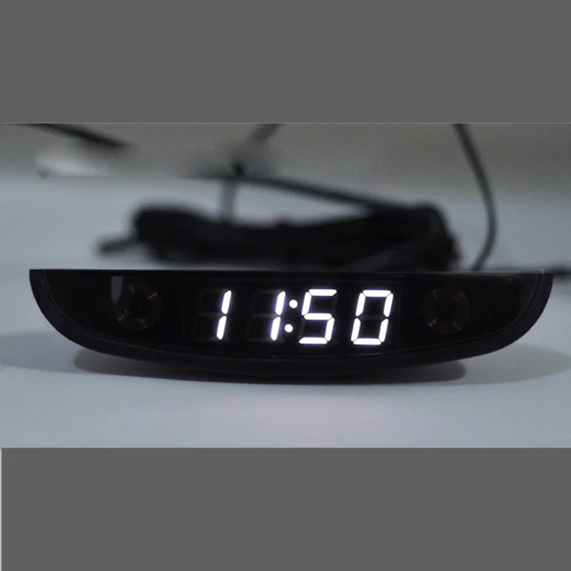 LED Automotive Car Electronic Clocks WatchesThermometer Voltmeter