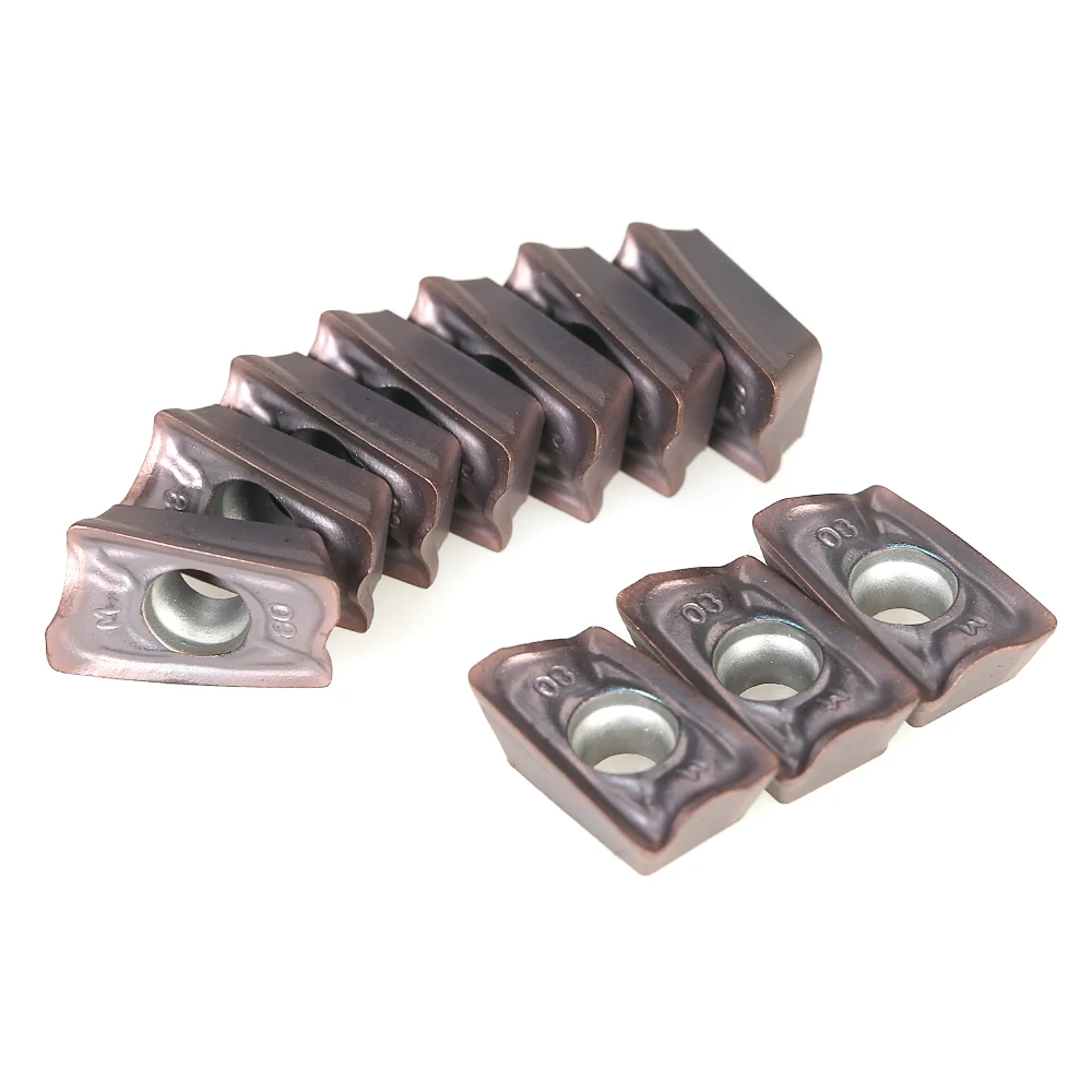 10pcs carbide inserts CNC cutter turning tools VP15TF AOMT123608